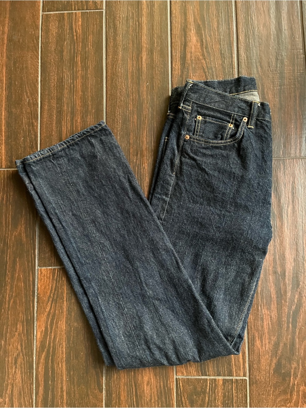 Buck Mason full saddle denim jeans